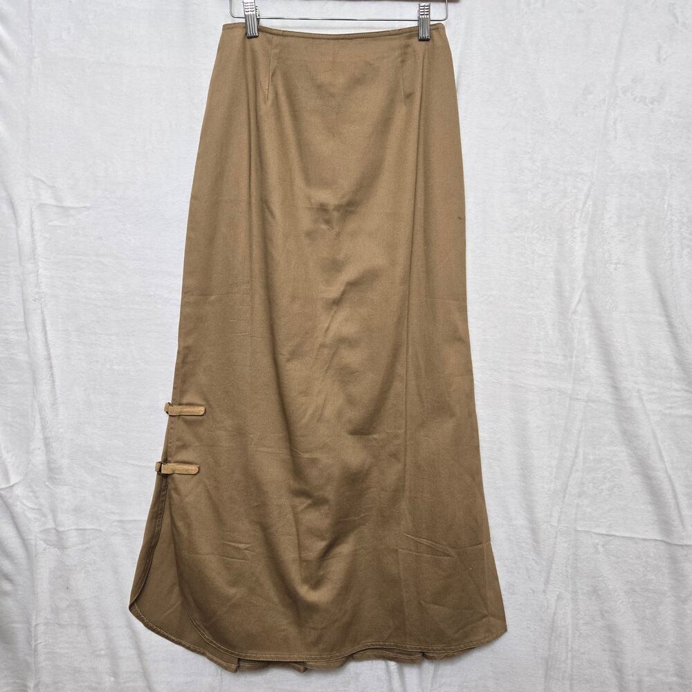 NWT Together Womens Vtg Preppy English Countryside Equestrian Slit Maxi Skirt 4